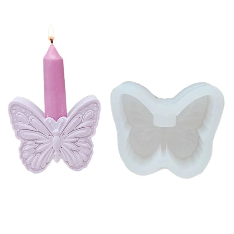 

Butterfly Holder Molds Castings Molds Animal Candlestick Silicone Molds 667A