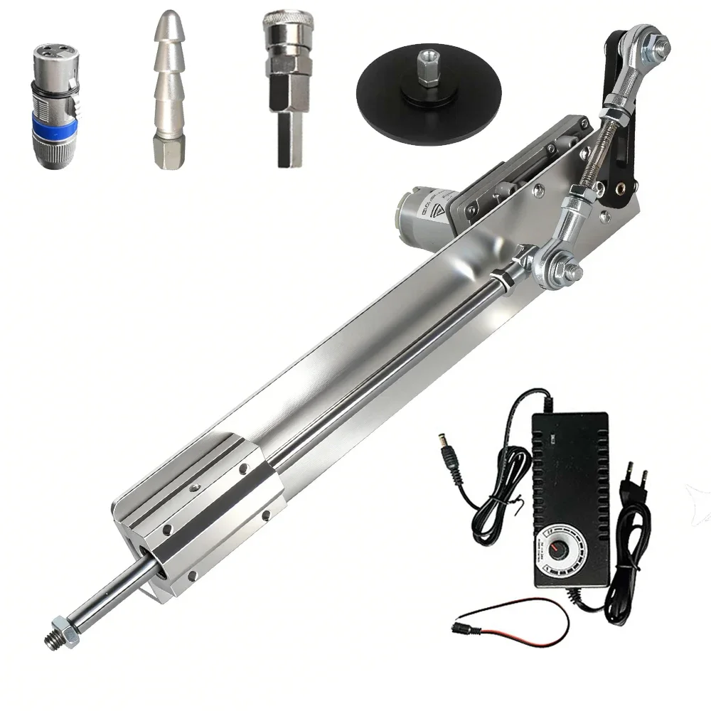 Mini Telescopic Linear Actuator 24V DC Adjustable Stroke Reciprocating Cycle Motor with Reduction Gear for Precision Motion