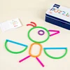 Kids Wooden Ring Early Education Shape Board Kindergarten Wooden Creative Puzzle Building Blocks Match Montessori Education Toys 2