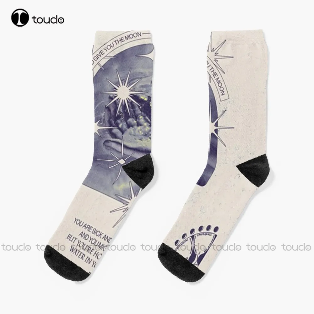 

Phoebe Moon Song Socks Halloween Ankle Socks Men Fashion Creative Leisure Funny Art Abstract Oil Painting Socks Unisex Adult