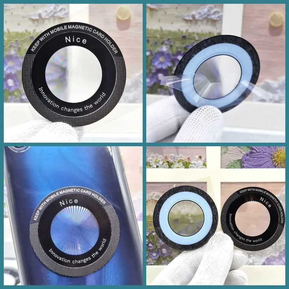 6-Pack Universal Magnetic Metal Rings for Wireless Charging and Car Mounts