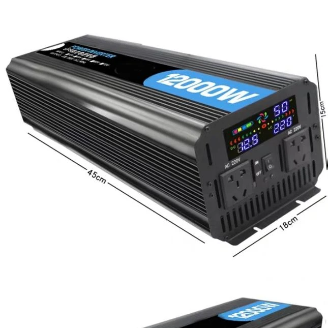

Pure Sine Wave 12v to 220v inverter12000w Dc Ac Car Power Inverter