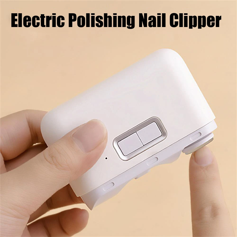 

Электрическая машинка для стрижки ногтей, профессиональный триммер 2 в 1 с USB-зарядкой и автоматическим освещением для детей и взрослых