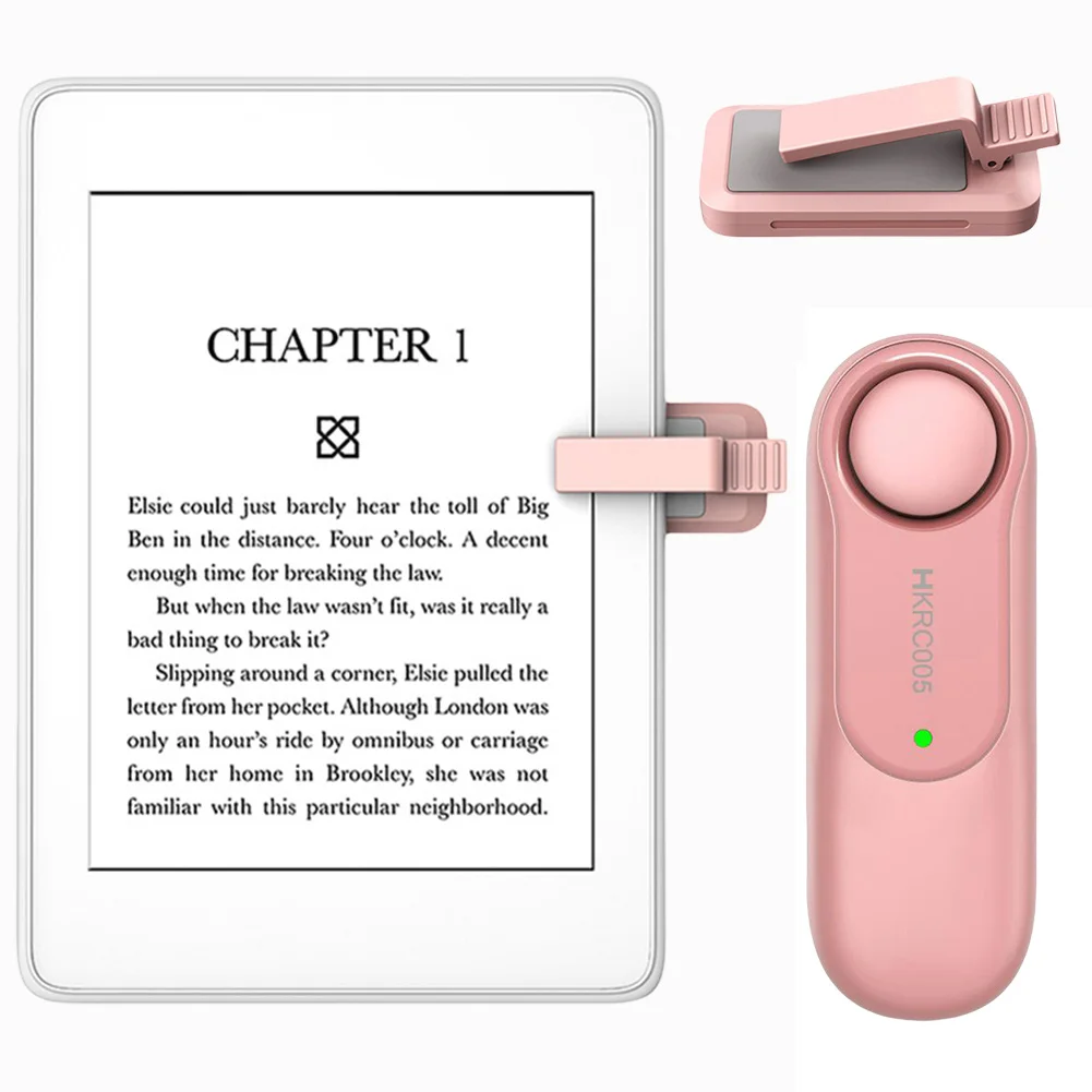 RF Remote Control Page Turner Camera Video Recording Remote Trigger Hands Free Reading for Kindle Paperwhite Oasis Kobo