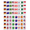 48/64 Blocks Flag Mahjong Tile Game 1/2 Players Funny Parent Child Party Game Toy Gift Mahjong Board﻿ 1