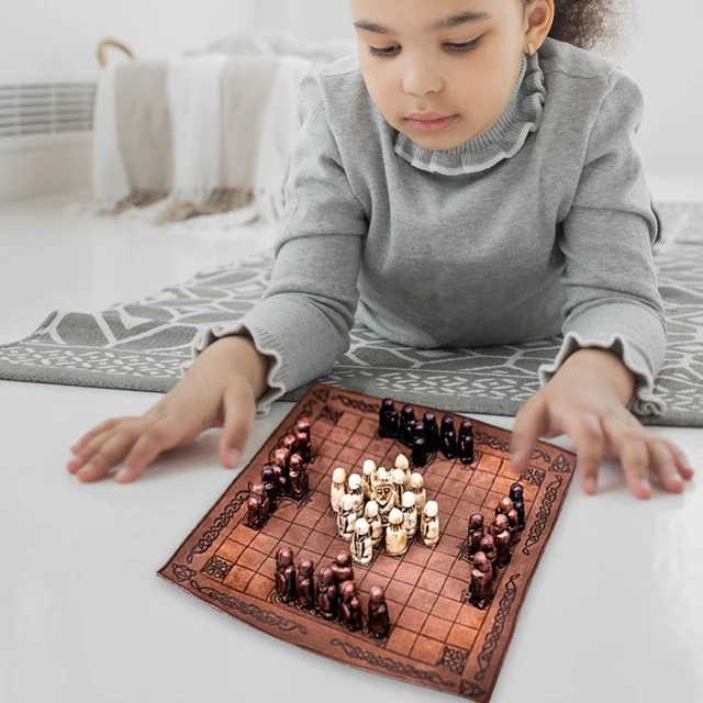 Resina Viking Xadrez Set para Crianças e Adultos, Gamão Damas, Tabletop  Clássico, Jogo de Tabuleiro, 2 Jogadores - AliExpress