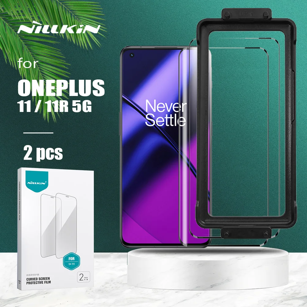 

for Oneplus 11 11R 5G Nillkin Inmpact Resistant Soft Curved Film Full Glued Screen Protector for Oneplus 11 1+ 11R Ace 2 5G Film