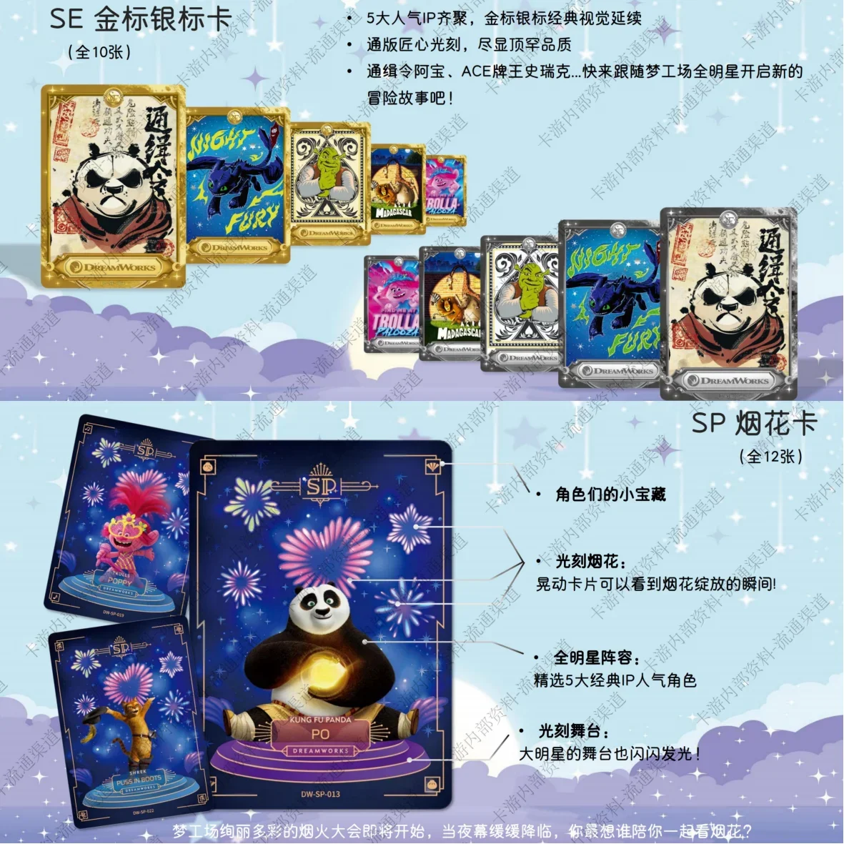 DreamWorks Animation Collector's Card Set: Kung Fu Panda, How To Train Your Dragon, The Penguins of Madagascar