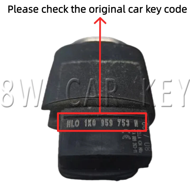 Flip Car Remote Key for Volkswagen VW PASSAT B5 B6 Skoda CADDY GOLF JETTA Tiguan POLO Smart Key 1K0959753N ID48 Chip HU66 433Mhz car remote key car key