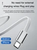 Outdoor portable 22.5W Power Bank with Retractable Fast Charging Cable, Mini Power Bank with Tape Measuring,Lighting Functio 5