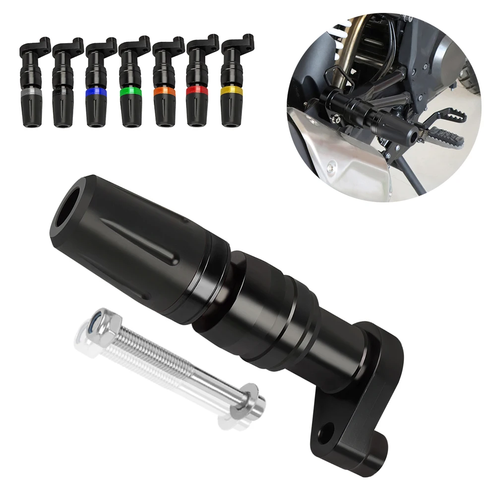 Per Suzuki Gsf 250 400 600 600S 650 650S 650N 1200 1250 Bandit 650S Moto Crash Pad Cursori Di Scarico Crash Frame Protector