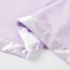 Baby Blanket Solid Flannel Embroidered Satin Edging Quilt Soft Infant Boy Girls Monthly Swaddle Stroller Blanket Infantil Wrap 6