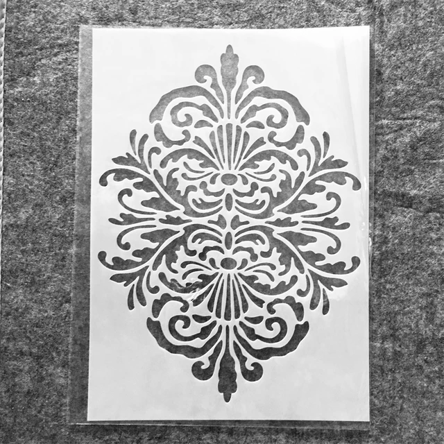 A4 29cm Edge Floral Decor Lines Diy Layering Stencils Painting Scrapbook  Coloring Embossing Album Decorative Template - Stencils - AliExpress