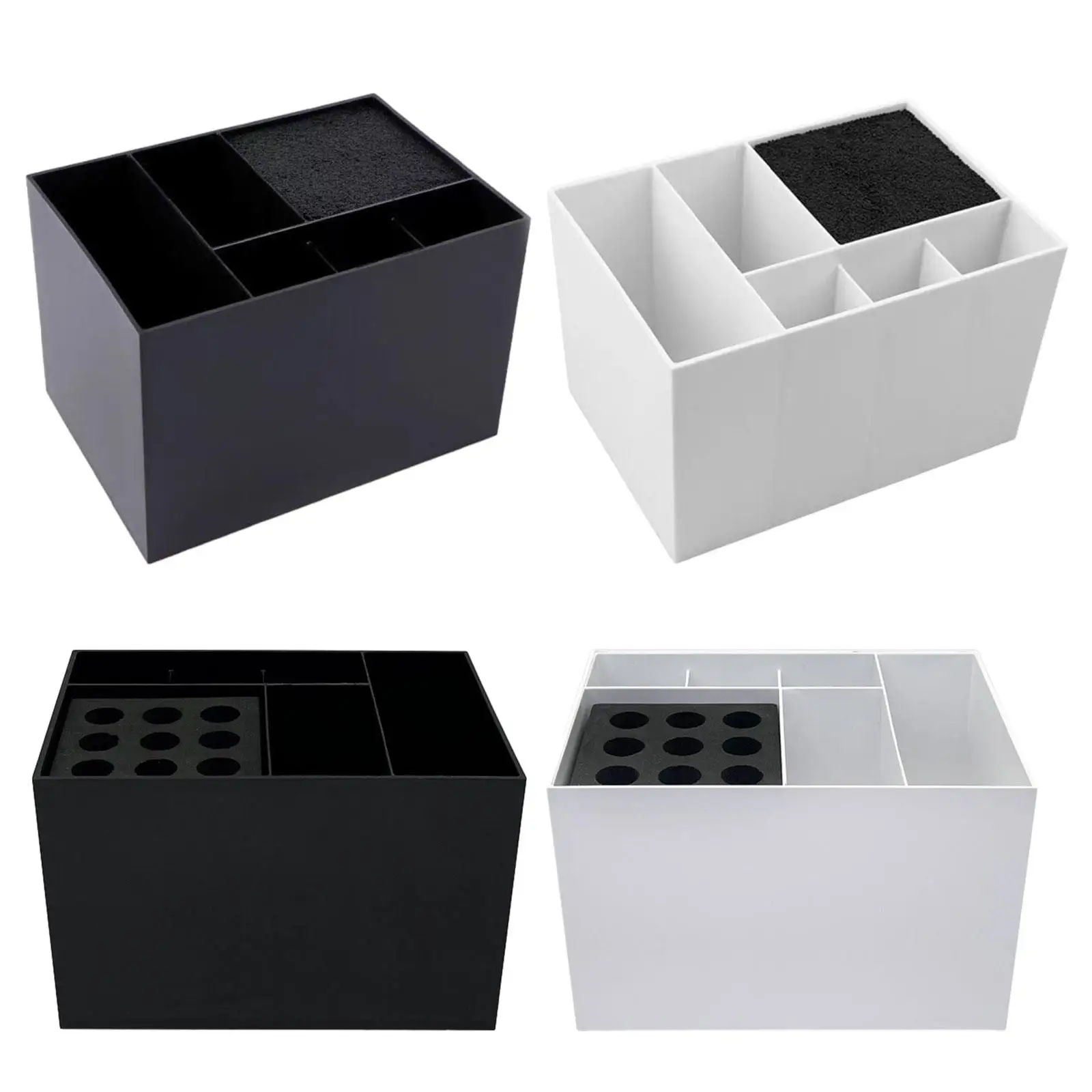 

Hairdressing Storage Box Multifunctional Hairdressing Scissors Holder Shears Block for Pet Groomer Clips Brushes Salon Use Home