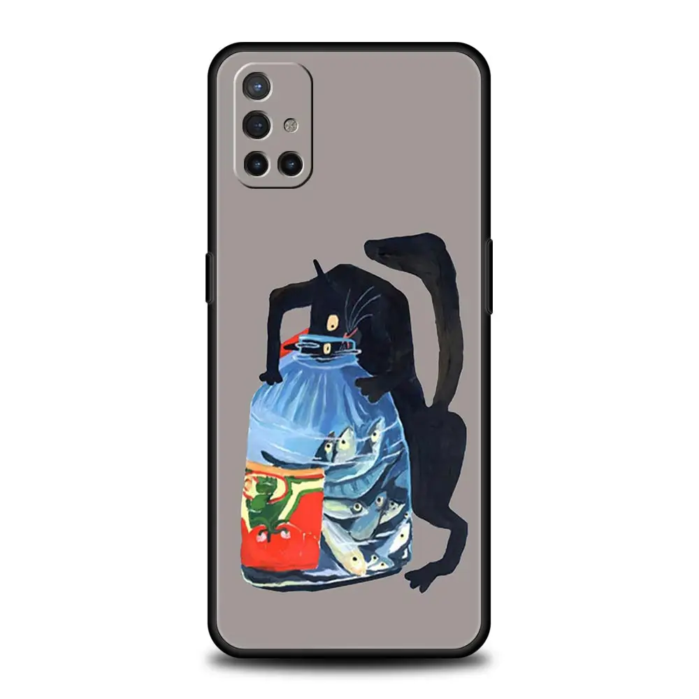 Charming Cat Design Fun Phone Case - Soft Cover