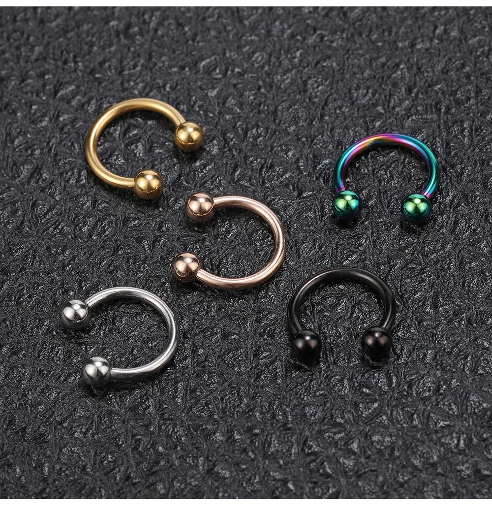 40-Pcs Surgical Steel Body Piercing Jewellery Set