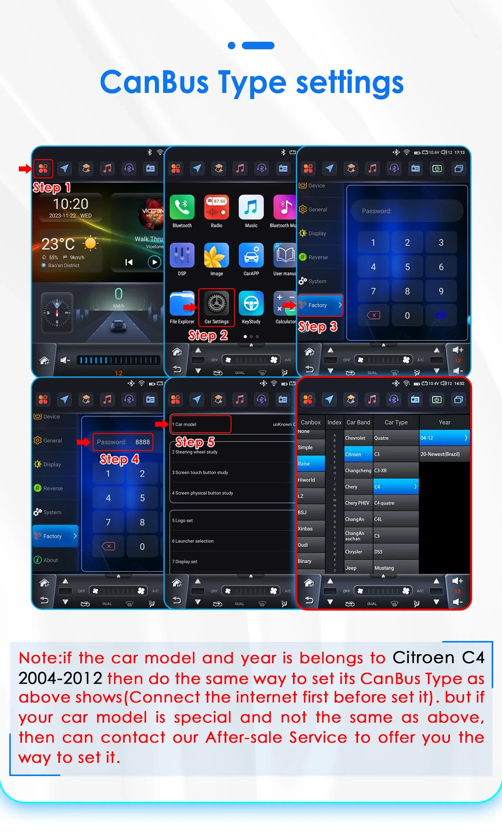 Hizpo 9,7 ''Android 14 Auto-Multimedia-Player Für Citroen C4 C-Triomphe Quatre 2004-2014 GPS Carplay 4G AI Bluetooth WIFI FM RDS – Detail 40