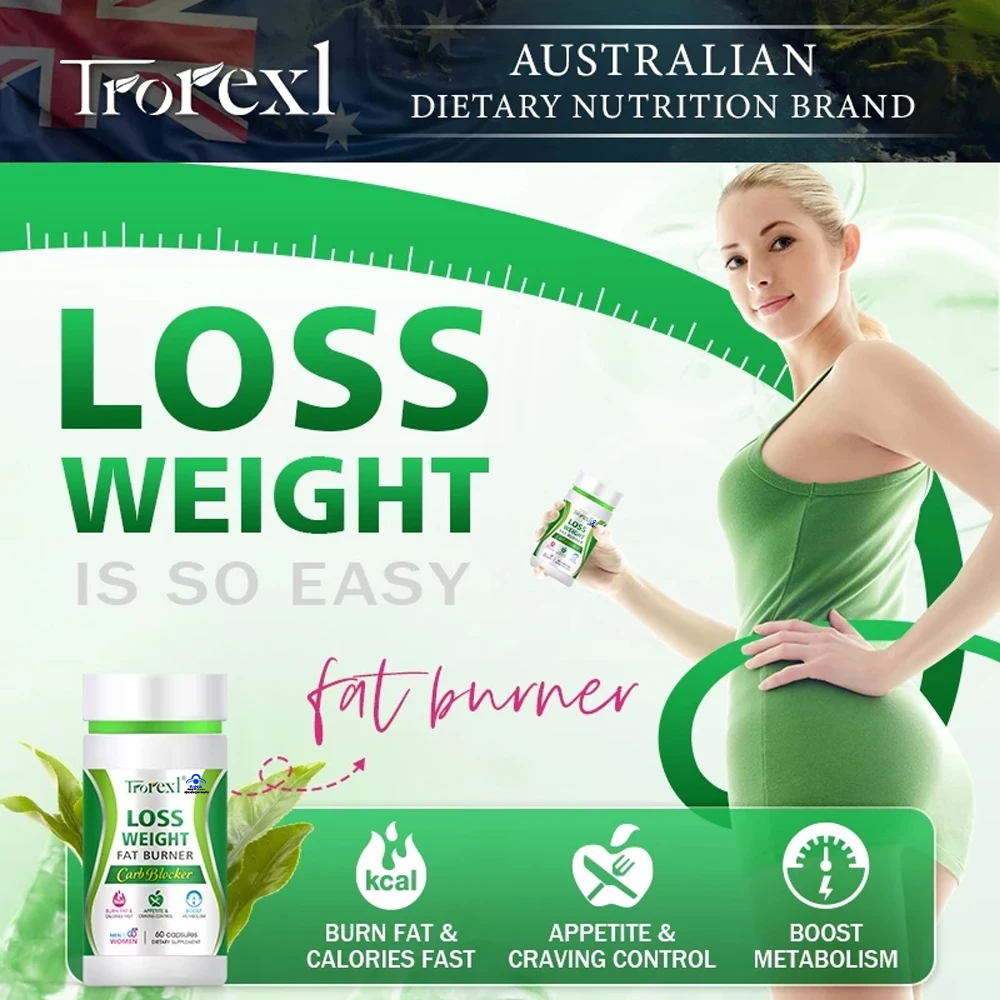 Trorexl Fast Weight Loss Supplement Tea polyphenols slimming capsule belly fat burner lotus leaf detox appetite suppressant