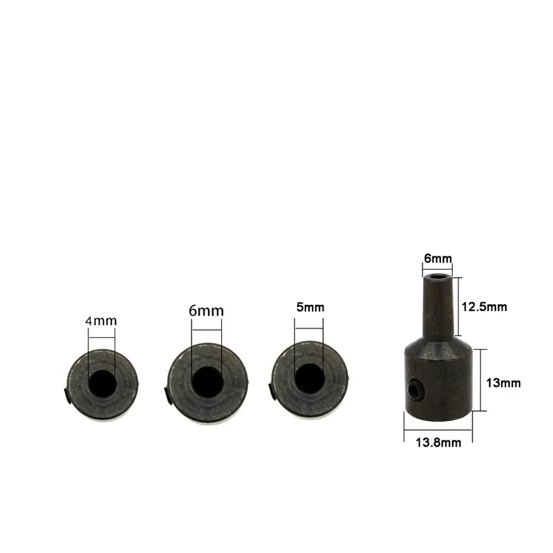 Mikromotor-Bohrfutter JT0 mit Schlüssel, 4 mm, 5 mm, 6 mm, 8 mm, Adapterstange, Mini-Kartusche, konisch montierte Mandrino-Wellenhülse – Detail 5