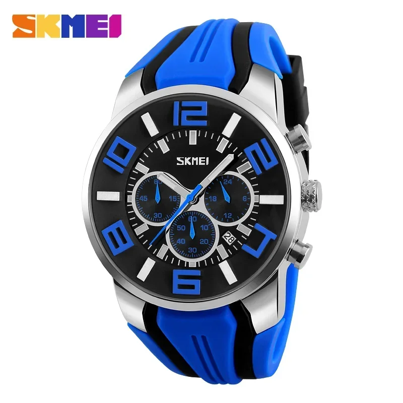 Skmei Waterproof Sport Watch Relogio Masculino Quartz Watches Men Fashion Casual Wristwatches 9128 5