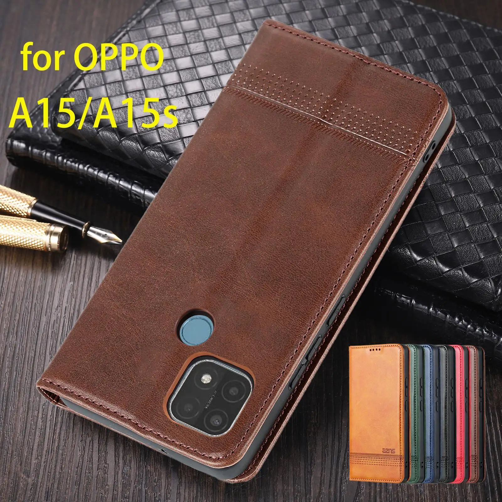 Premium Magnetic Leather Flip Case – Deluxe Protection & Style