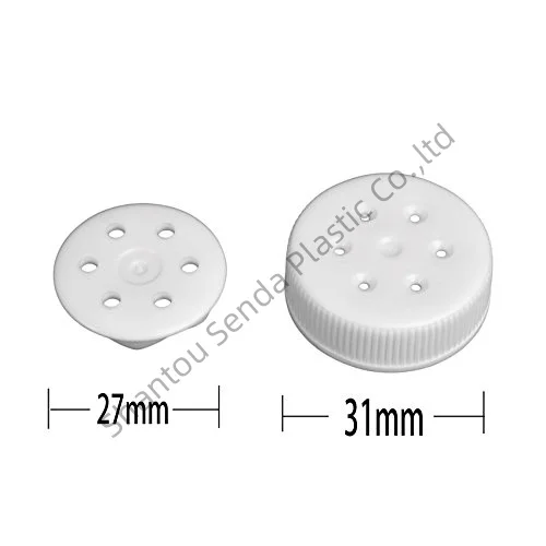 C:20PCS/LOT 80ML Powder bottle, white HDPE powder style bottle, powder bottles with white twist top sifter caps