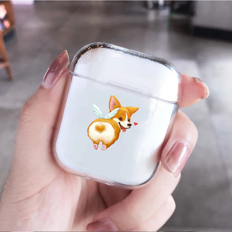 Adorable Cartoon Dog Earphone Case - Shockproof Soft Cover & Protective Accessory Shell