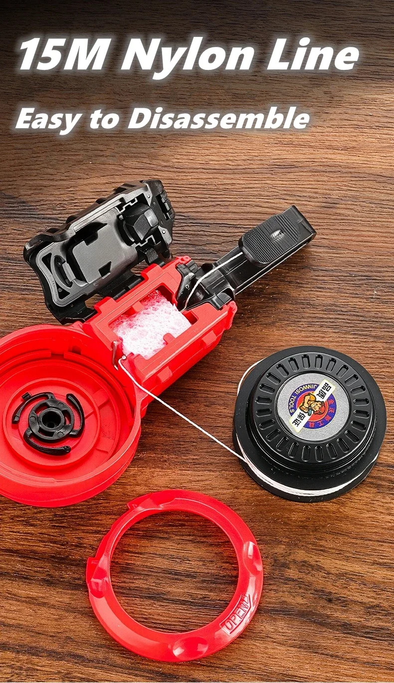 Woodworking Tool Carpenter Manual Ink Marker Scriber With 50M Chalk Lines Woodworking Scriber Ink Fountain Marking Tools