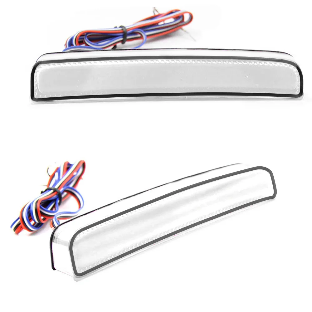 For Proton ALZA Modified Rear Bumper Light Reflector Driving Brake Light Rear Surrounding Fog Lamp DRL Daytime Running Lights detail image 6