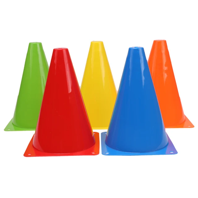25PCS  Hot Sale Colorful Marker Cones Soccer Agility Training Cones Football Marker Cones Cheap Price Portable Football 2