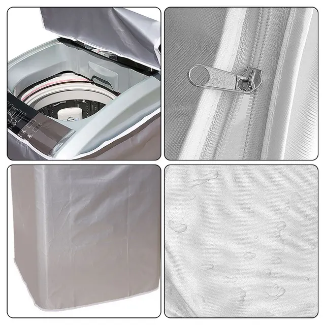 Fényvédő Porbiztos Fedél Mosógép Fedele Vízálló Tok Védőpor Első Rakomány Mosás Szárítója - Image 6