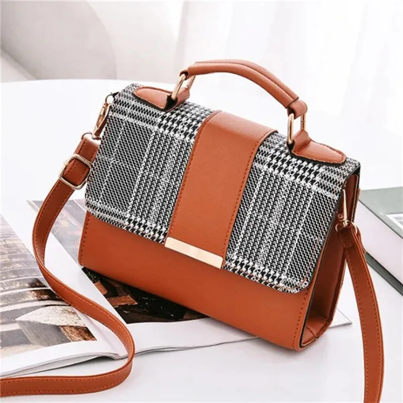New Arrival Retro Women Handbag High Quality Ladies Crossbody Messenger Bags PU Leather Female Flap Shoulder Bag