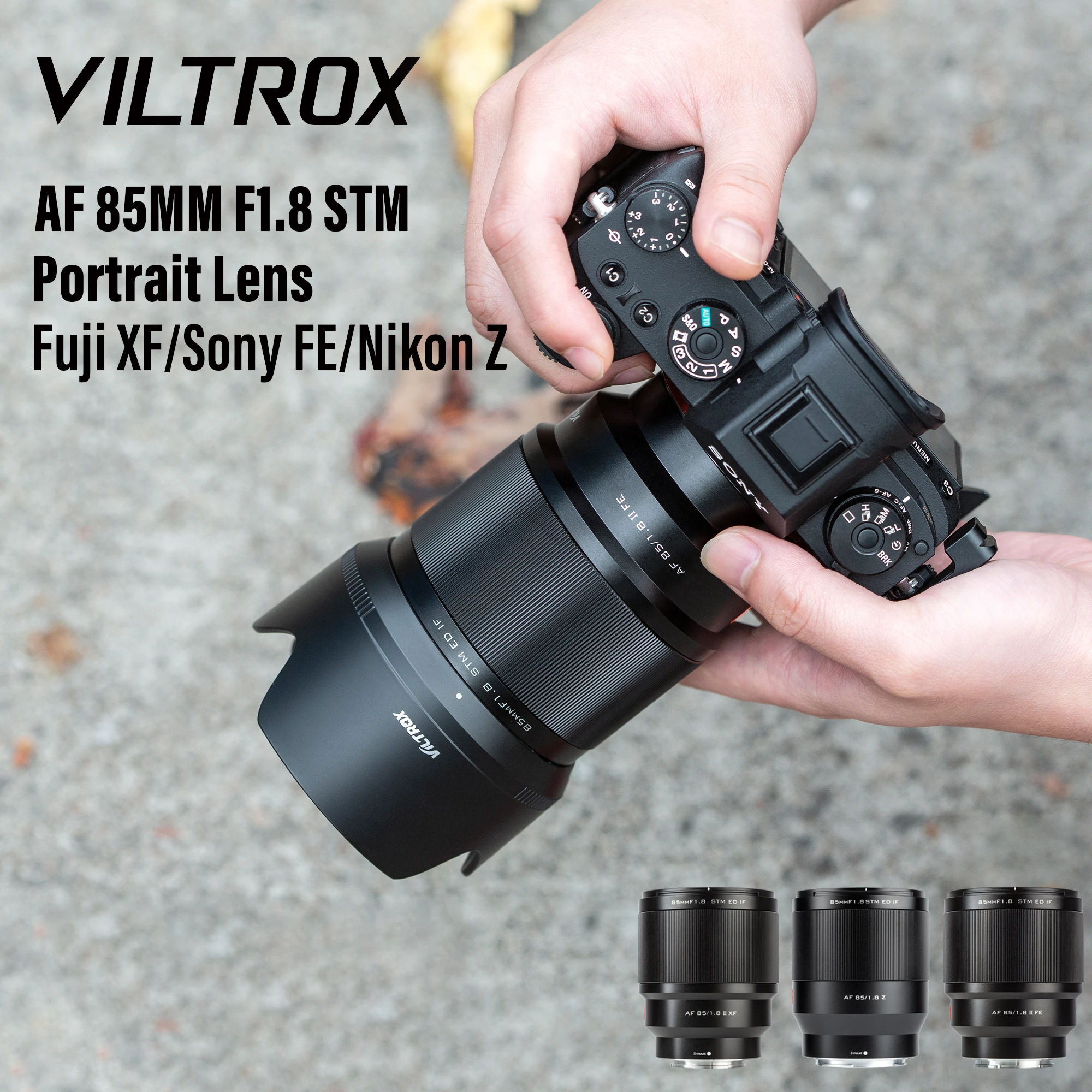 Viltrox 85mm F1.8 Nikon Z Fuji X Sony E Canon Rf Lens Auto Focus ...
