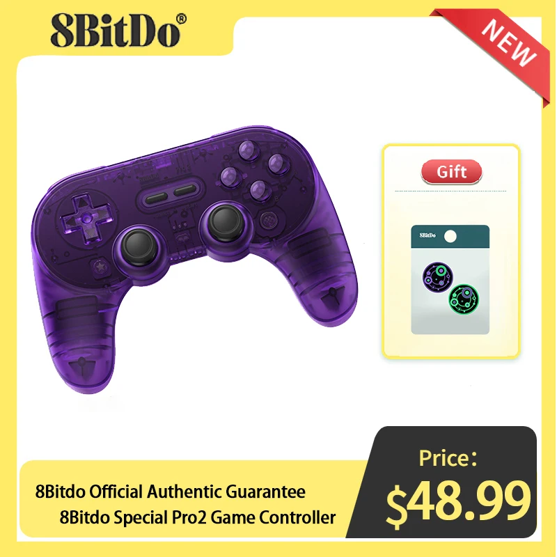 8Bitdo Pro 2 Edizione Speciale Controller Bluetooth Joystick Wireless Gamepad Per Switch Pc Macos Android Steam Raspberry Pi