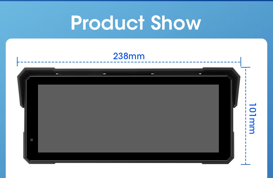 Srnubi 5/8,1 Zoll tragbare Motorrad-GPS-Navigation, kabelloses Carplay/Android Auto 4K-Kamera, Moto DVR, wasserdichter Bluetooth-Monitor – Detail 19