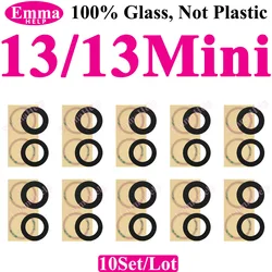 Premium Rear Camera Glass Lens Replacement - Back Camera Cover Lens Repair Part (10Set 13 13Mini)