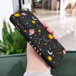 Celestial Sky Star Design Phone Case - Samsung A36 (Black)
