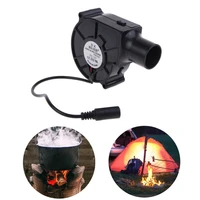 US/EU Plug BBQ Fan Air Blower 12V Large Air Flow 110V 220V AC Powered Fan Variable Speed Controller Picnic Barbecue Tool C6UE 2