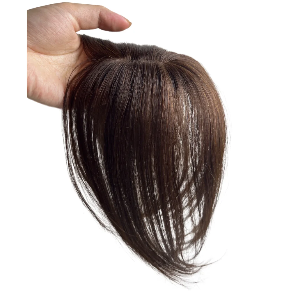 شعر مستعار كوري طبيعي للنساء ، شعر بشري حقيقي ، مش...