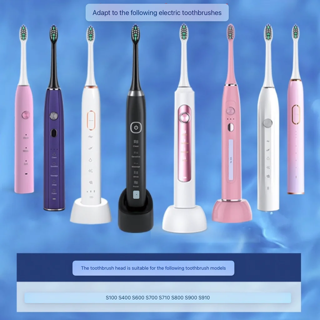 2-16pcs Sarmocare S100 S200 S600 S700 S710 S800 S820 S900 S910 Toothbrush Heads Ultrasonic Sonic Electric Toothbrush Heads