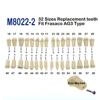 10Pcs Dental Replacement Screw-in Teeth Model Typodont Practice Filling Restoration Fit Frasaco Jaws AG3 Model With 32Pcs Teeth 1