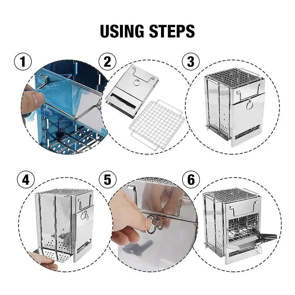 Portable Camping Wood Stove 5