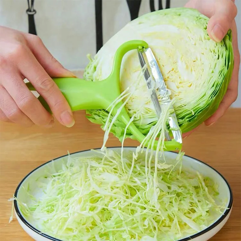 Cabbage Peeler Vegetable Cutter Cabbage Slicer Vegetables Graters Cabbage  Shredder Fruit Peeler Knife Potato Zesters Cutter Kitchen Gadgets (1PC)