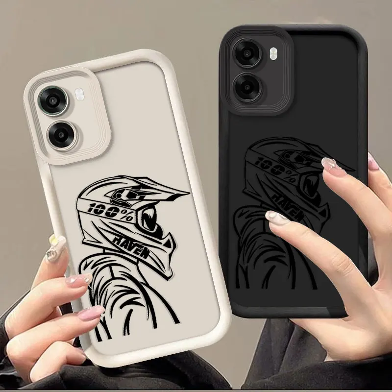 Durable Silicone Case with Shockproof Driver Print Pattern