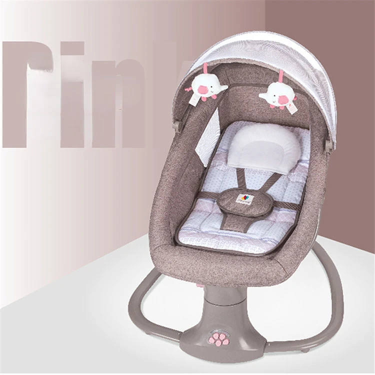 Baby Swing Baby Cuna para bebé, mecedora motorizada portátil ajustable con  altavoz de música Bluetooth y 5 engranajes oscilantes canciones de cuna
