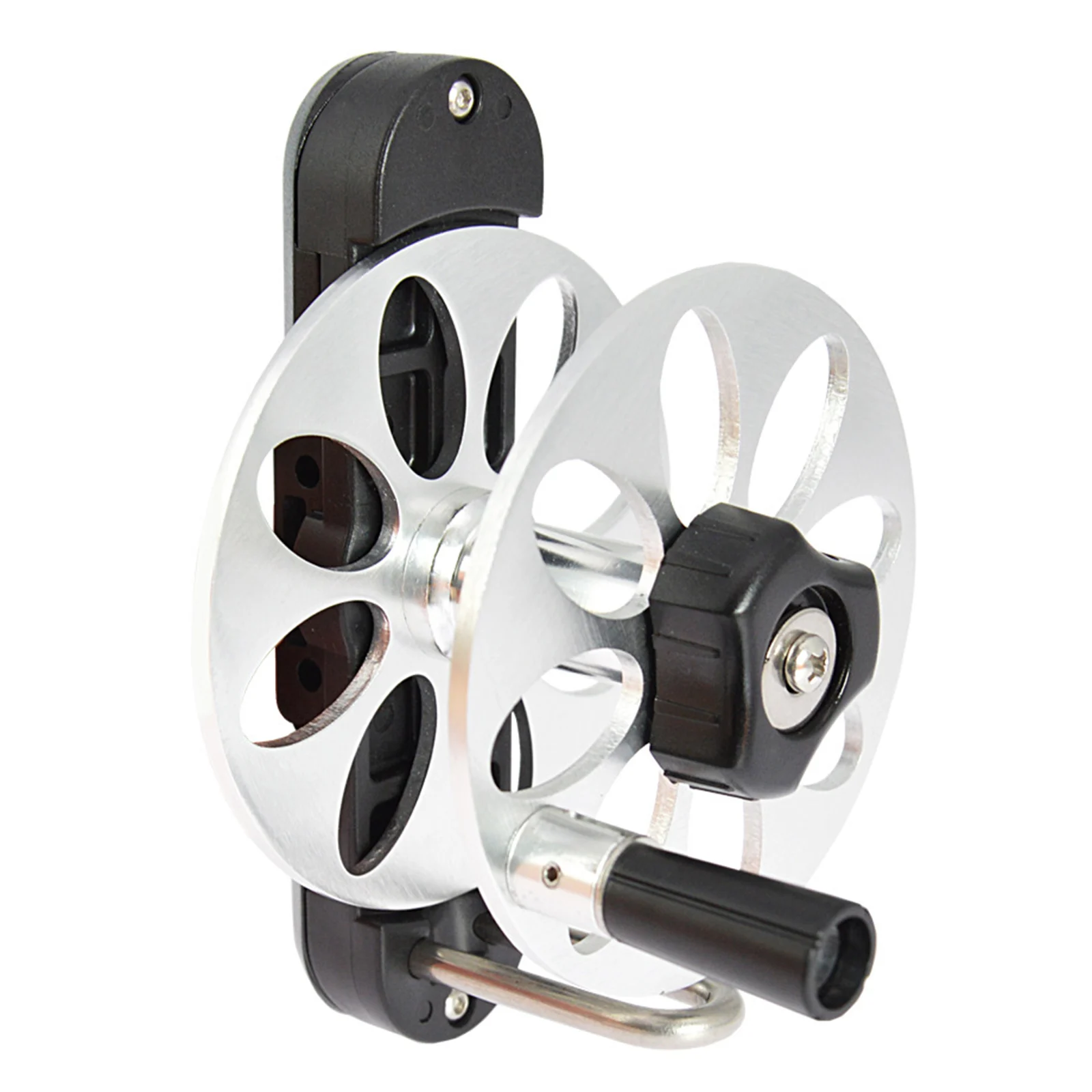 

Fishing Fish Wire Split Reel Spear Split Wire Aluminum Alloy Elasticity Fish Fishing Foldable Handle Knob Reel Smooth