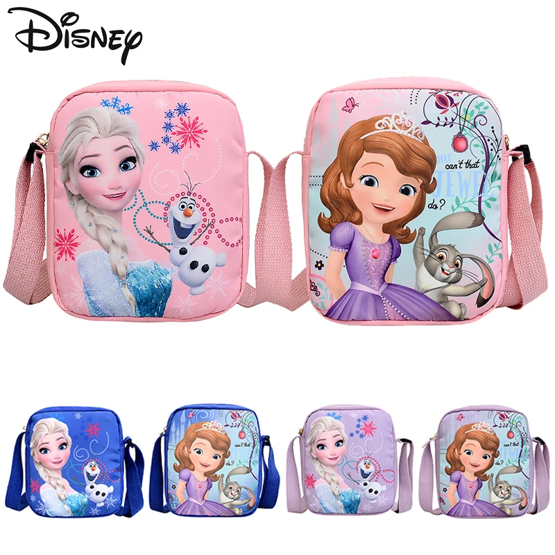 Disney Frozen Borse A Tracolla Cute Sofia The First Girl Cartoon Crossbody Bag Sofia Elsa Portamonete Messenger Bag Giocattoli Per Bambini Regali