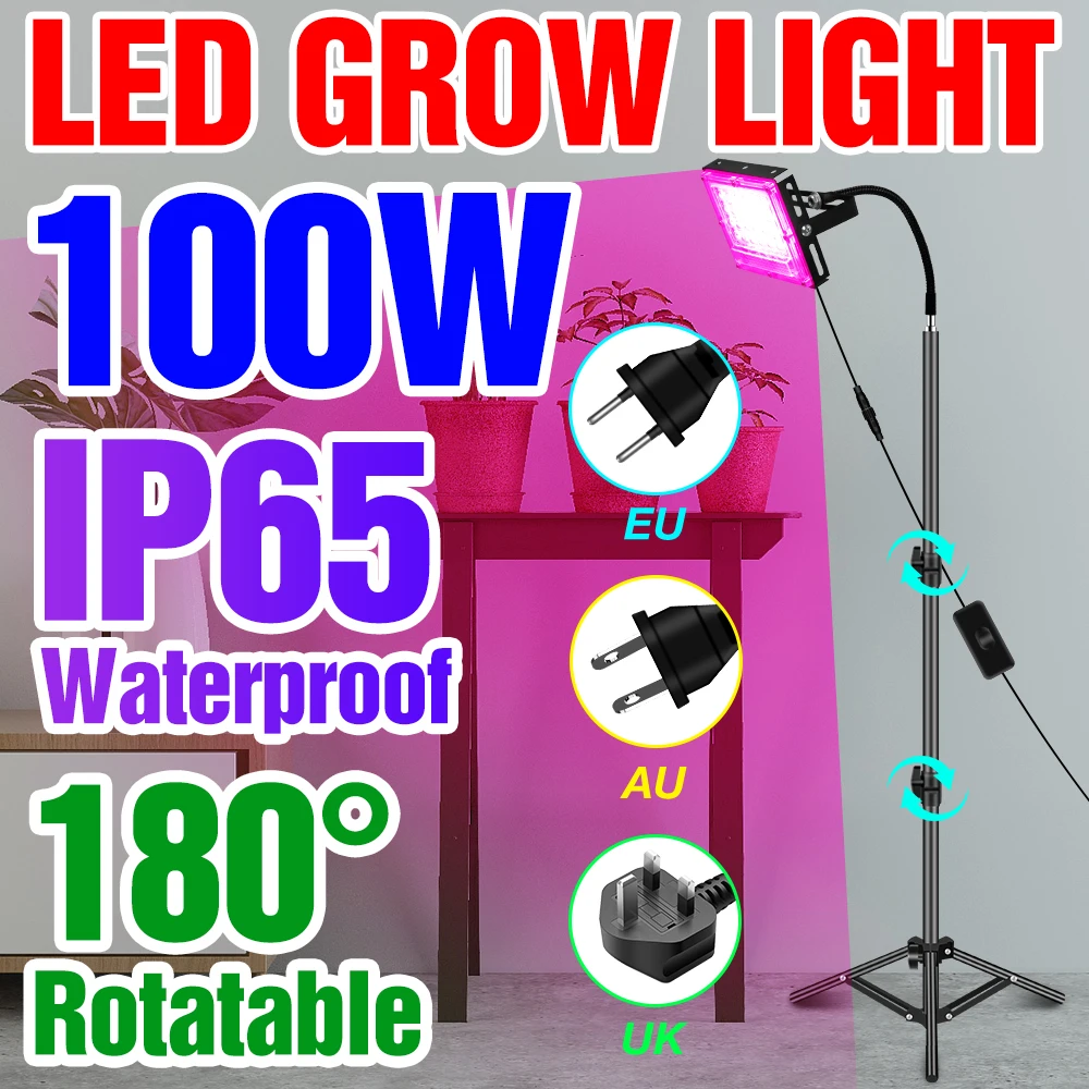 Led Full Spectrum Plant Growth Light Tenda Semi Di Fiori Da Interno Lampada 220V Per Piante Hydroponics Growing System 20W 50W 100W
