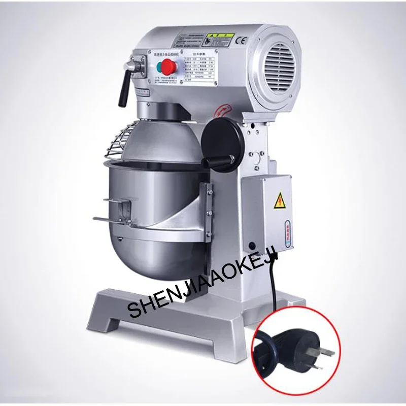 B20B 3kg Dough Mixer 20L Automatic electric Dough stirring machine Kneading egg beater 220V Food Mixers 3