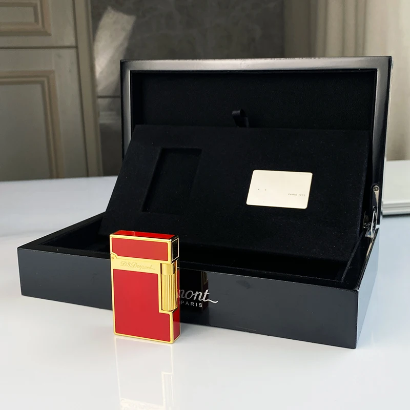 Encendedor de gas vintage para cigarrillos, carcasa de lat&oacute;n sonido brillante, a prueba viento, regalo para hombres, nuevo